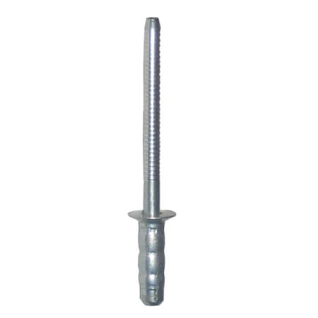 Stanley Engineered Fastening Blind Rivet, Dome Head, 0.1875 in Dia., 0.58 in L, Steel Body, 1000 PK 0BS01-00614